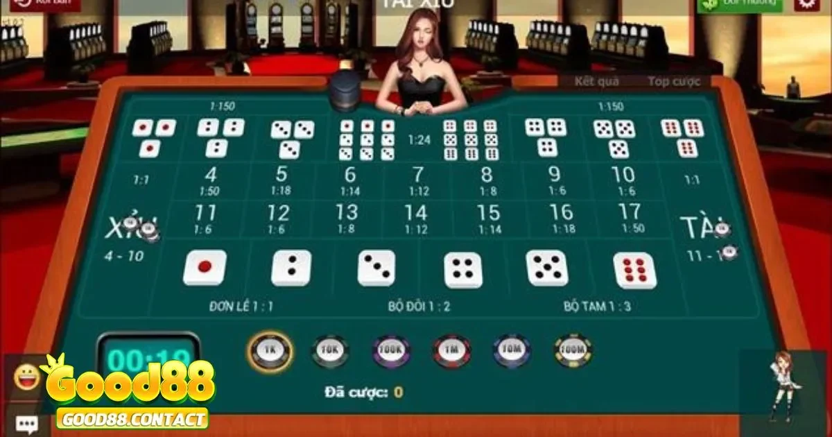 Cược tổng điểm là cược phổ biến nhất